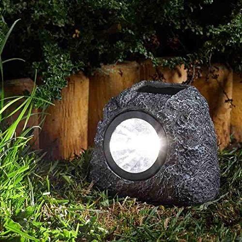 Solar rock lights outdoor - lights,
