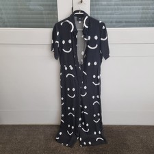 Lazy Oaf Women's Black Happy