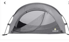 LittleLife Arc 2 Superlight Travel Cot with Mattress, Sheet and Carry Bag