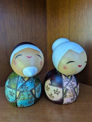 Japanese kokeshi doll happy - kokeshi,
