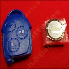 FORD TRANSIT MK7 BLUE KEY FOB REMOTE BATTERY Panasonic VL2330 & NEW REMOTE CASE
