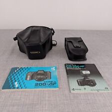 Yashica 200-AF camera / Yashica CS-250 AF flash unit / Sigma lens/Cases+Manuals 