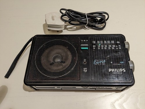 Philips vintage radio portable - vintage,