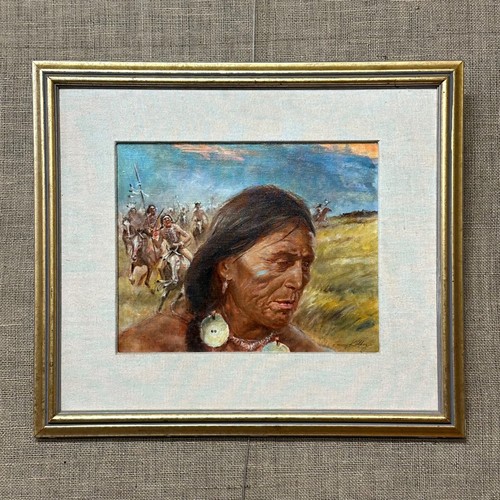 Original oil canvas harvey - original,