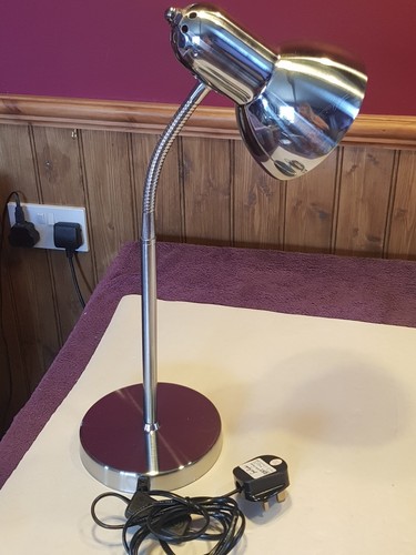 Adjustable desk table - adjustable, lamp