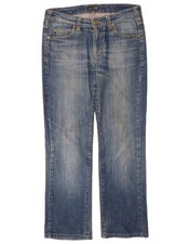 ARMANI Womens Indigo Straight