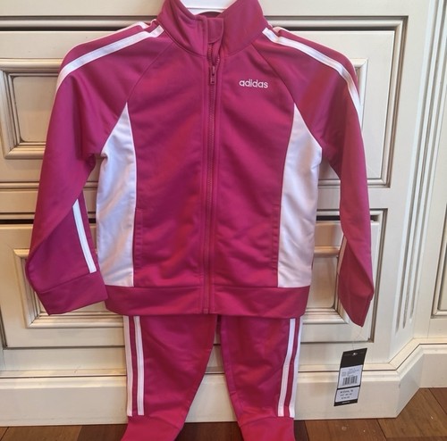 Nwt adidas girls pink white - adidas,