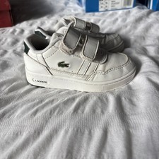 Infants power court Lacoste Trainers . 8uk 25. Im Great Conditions. No Box.