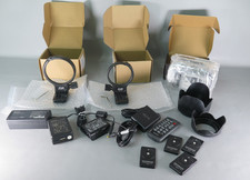 LOT of Photography/Camera items: 2 (new) lens collars/hoods/remotes/chargers