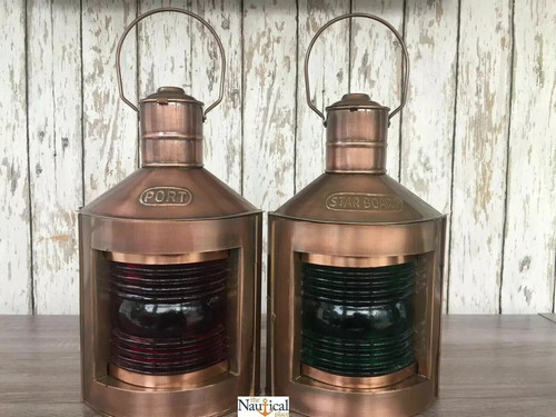 Port starboard lanterns - &,