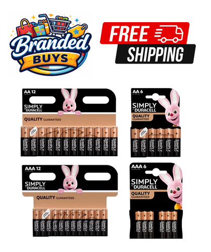 Duracell aaa batteries - duracell, aa