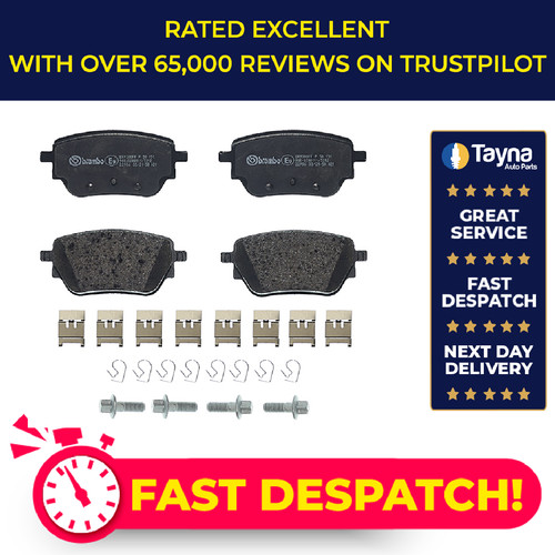 Brake pads set - pads, mercedes