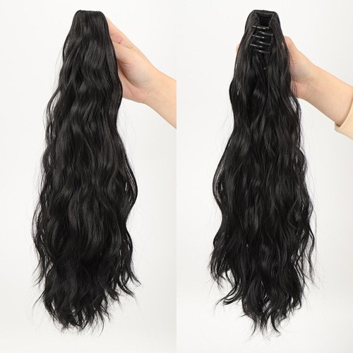 Synthetic curly claw ponytail - claw,