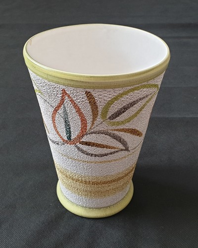 Large vintage vase with - large,