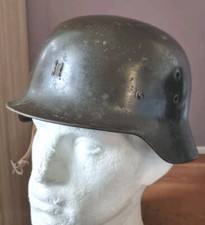 RARE ORIGINAL GERMAN M35 SPANISH CIVIL WAR HELMET NATIONALIST / CONDOR LEGION