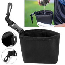 Portable Golf Ball Cleaner Golf Club Wash Bag Golf Club Washer with Clip
