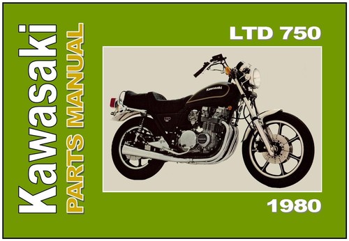 Kawasaki parts manual kz750 - parts,