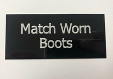 Match Worn Boots - 110x50mm