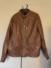 H&M Leather Design Tan Jacket