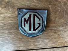 GENUINE MG MGF FRONT BUMPER CHROME PLASTIC BADGE EMBLEM DAB101370 (D)