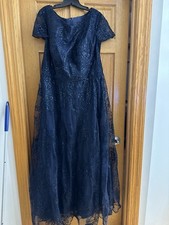 La Femme navy blue gown size