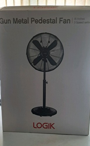Logik inch pedestal fan - logik, 16-inch