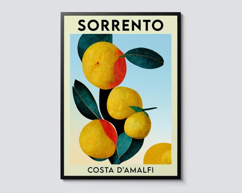 Sorrento lemons fruit market - lemons,
