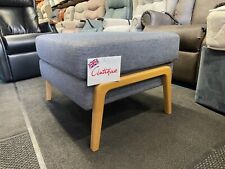 Cintique Scarlett Footstool in Tone Blue - Last of the Cintique Furniture made