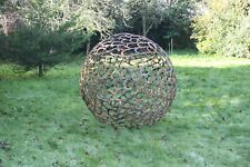 Horseshoe Sculpture Garden Sphere Ball Globe 1.5 m diameter Hand Crafted 
