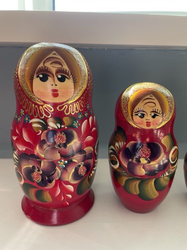 Five traditional hand painted - five,
