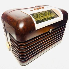 Bush DAC 10 Compact Bakelite Valve Radio c1950, Very Clean, Smart, Working Well