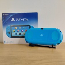 Sony PlayStation PS Vita 2000 Slim Aqua Blue Boxed Japan Import *Rare*
