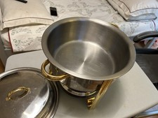 2x Round Chaffing Dishes Buffet Warmer