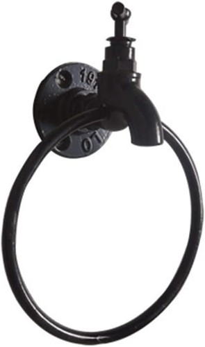 Towel ring vintage industrial - towel,