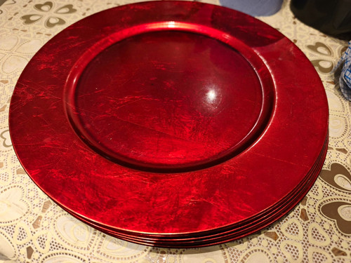 Red shiny plastic - 6,