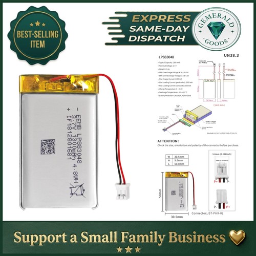 1300mah lightweight lipo - lightweight, 3.7v