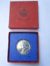 1910-1935 STERLING SILVER JUBILEE MEDAL KING GEORGE V BOXED