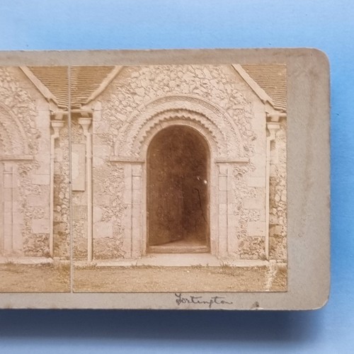 Stereoview card real photo - card, 3d