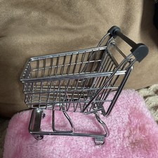 M&S Marks And Spencer Small Trolley Miniature Shopping Cart Collectible 
