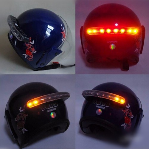Wireless led motorcycle helmet - led,