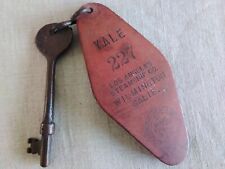  S.S. Yale. 1906-1937. Extremely Rare Steam Ship Cabin Key. 