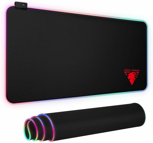 Gaming large led mouse mat - mouse,