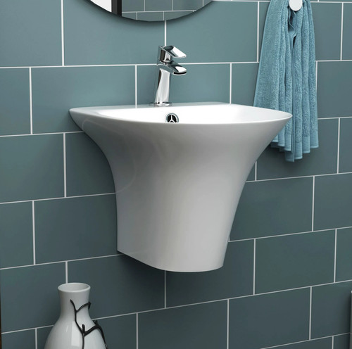 460mm semi pedestal wall hung - 460mm,