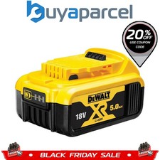 DeWalt DCB184 18v 5.0Ah Li-Ion Battery XR Range Lithium - LED Charge Indicator