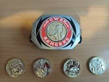 Mighty Morphin Power Rangers 1991 Original Bandai Morpher with Coins Relabeled
