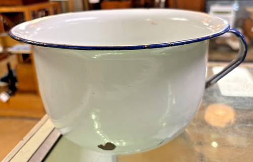 Vintage white blue - white,