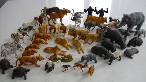 Vintage britains plastic zoo - vintage,