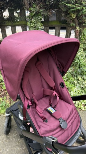 Bugaboo fox5 dark - cherry, red