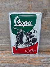 Vespa Metal Sign, Vespa The