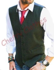 Mens Wool Blend Tweed
